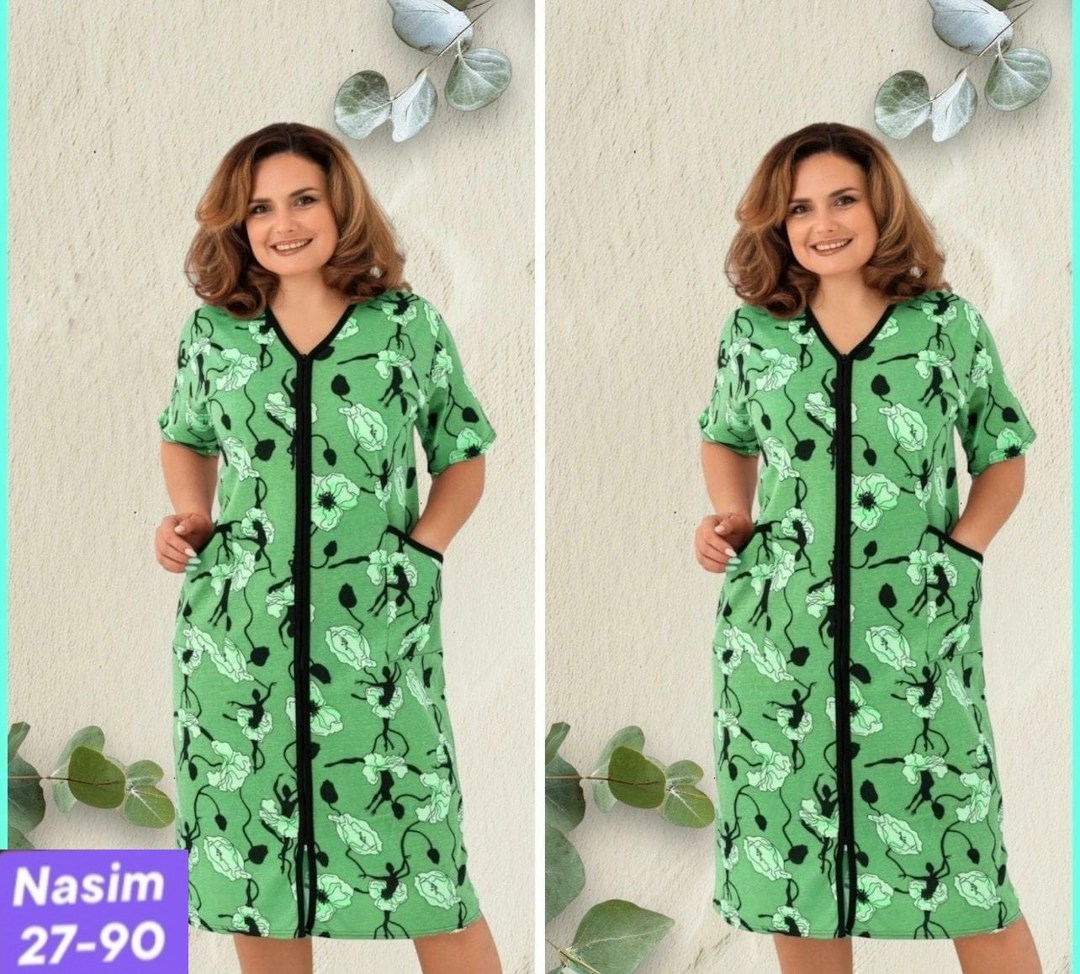 халат женский,халат женский домашний,халат женский трикотаж,халат женский 53519 какао,халат легкий