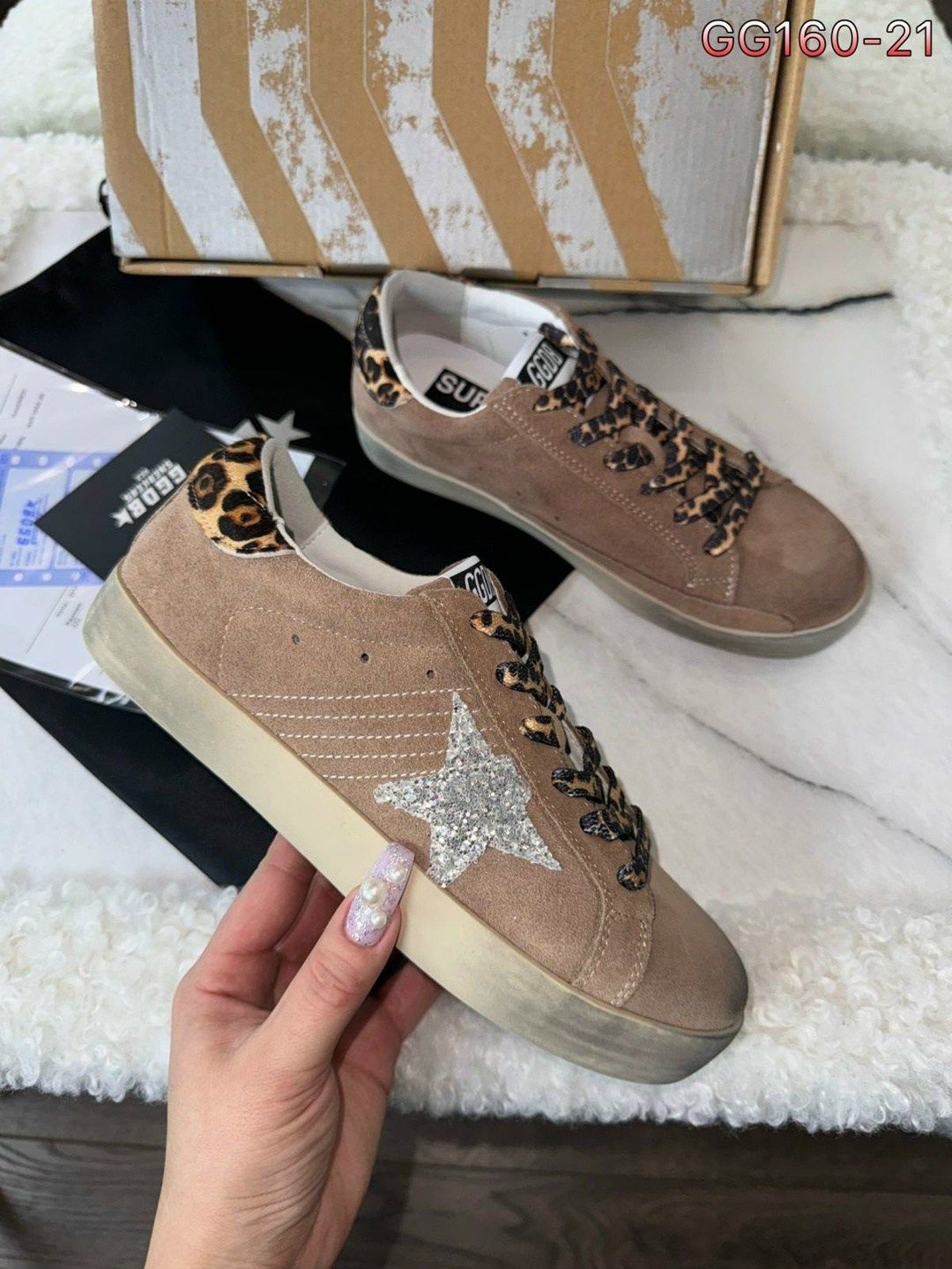 кроссовки golden goose,golden goose superstar,,кроссовки golden goose hi star из замши коричневый,golden goose super star