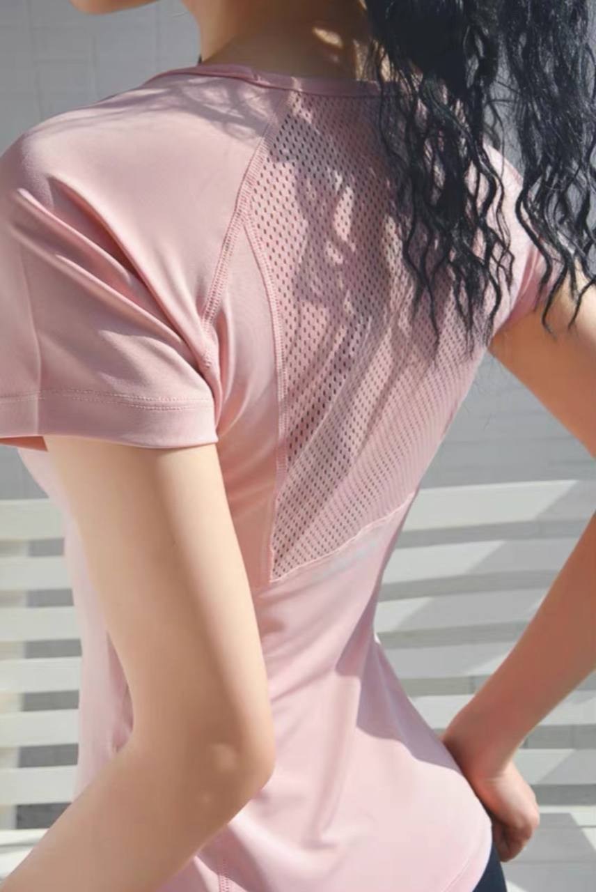 футболка женская быстросохнущая с короткими рукавами,футболка спортивная,женская спортивная футболка с коротким рукавом,breathable материал футболка,женская футболка