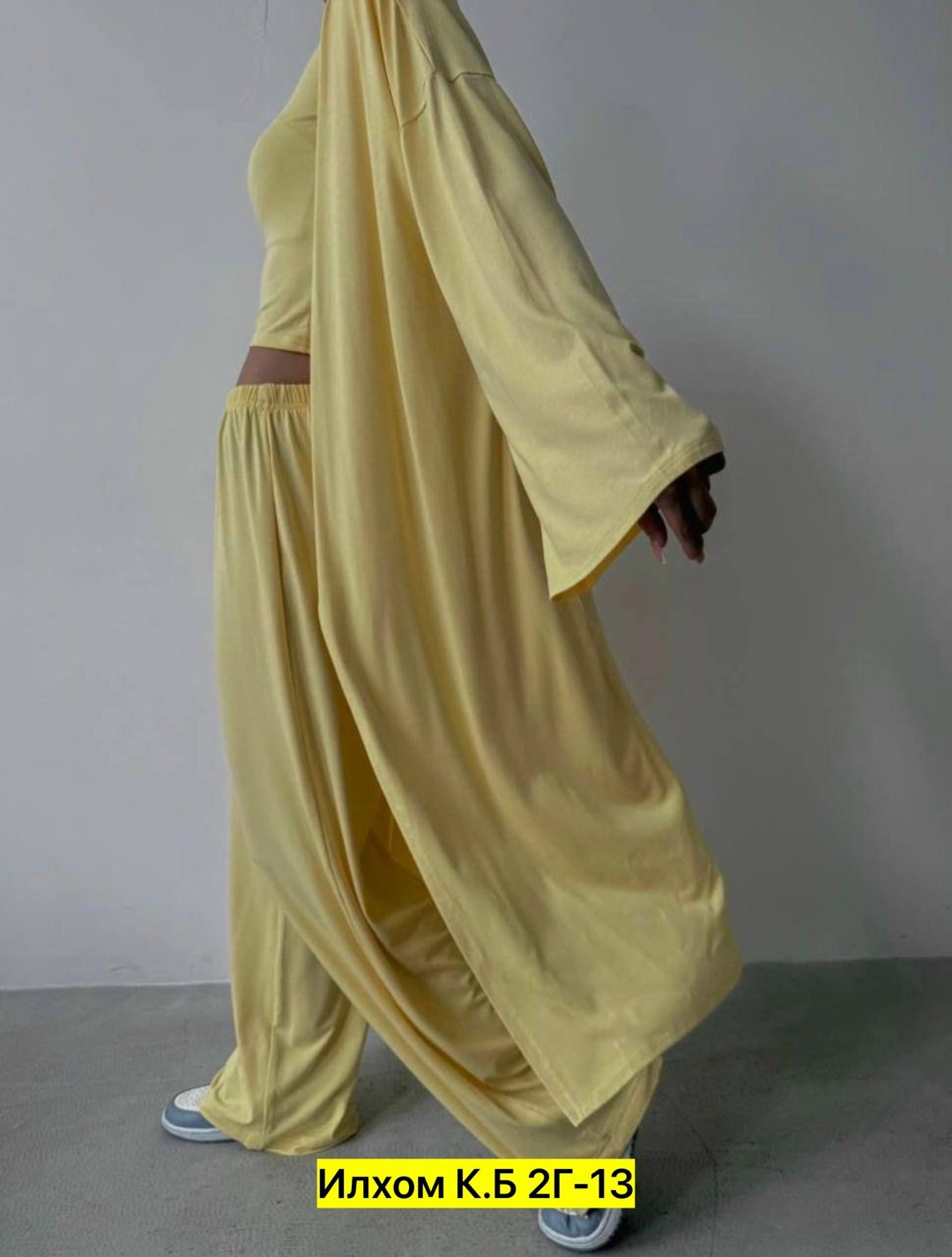 стильные костюмы,костюм женский,костюм с брюками,костюм с брюками палаццо,костюм желтый