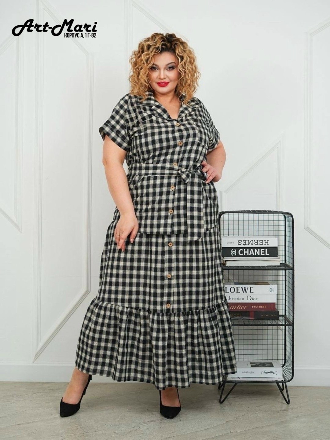 платья в клетку,платья для полных,женское платье в клетку,платье в клетку большие размеры,модное платье