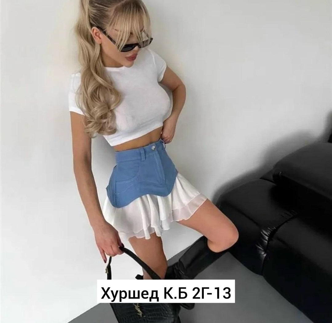 джинсовая юбка с воланами,юбка,мини юбка,модная юбка,женская юбка