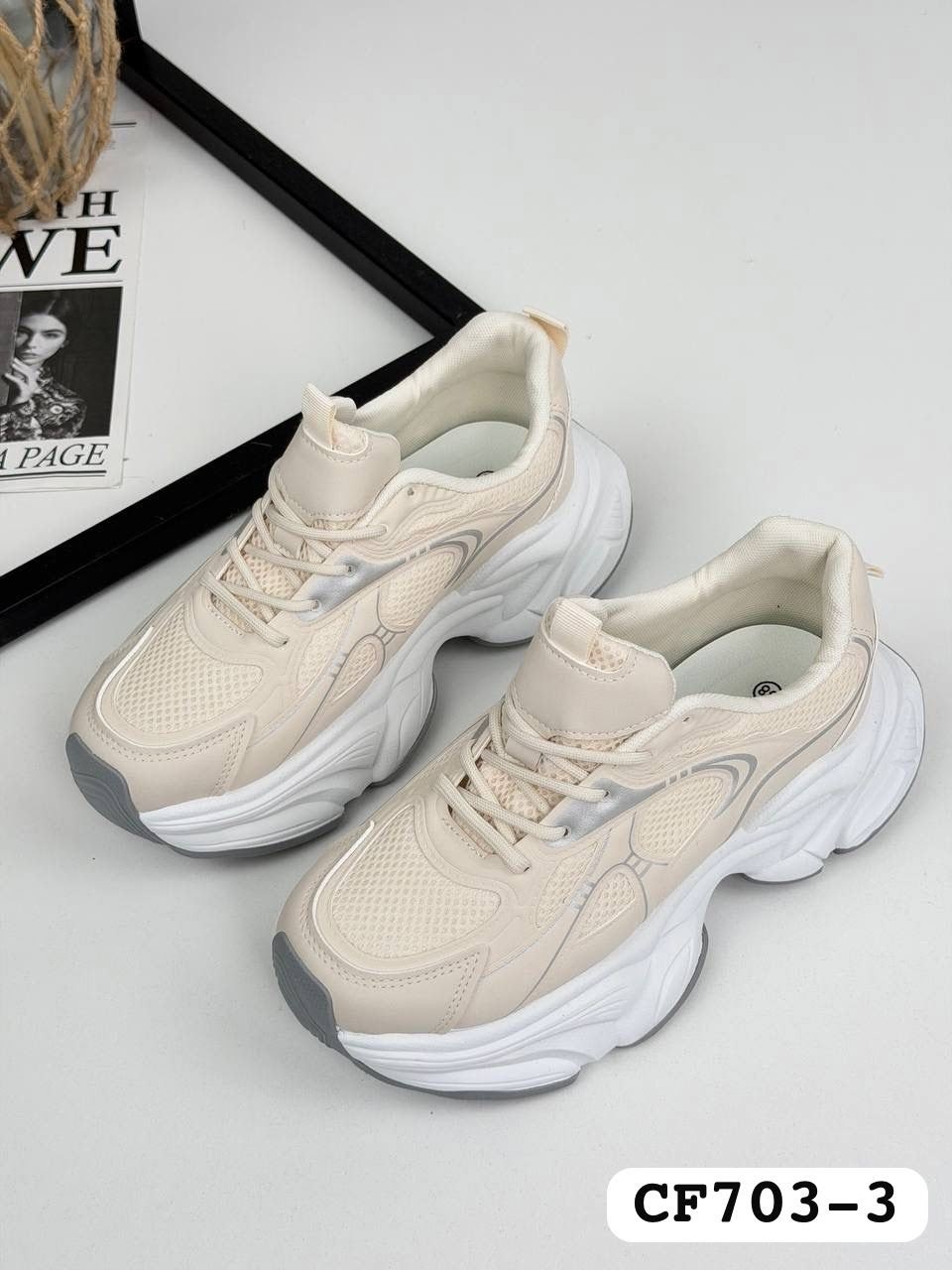 кроссовки женскиe,кроссовки,массивные кроссовки женские,кроссовки женские strobbs f7180 бежевые 40 ru,массивные кроссовки