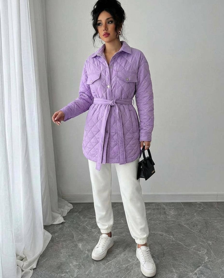 куртка женская демисезонная стеганная удлиненная,куртка стеганая,демисезонная куртка,куртка женская голубая,стеганое пальто рубашка