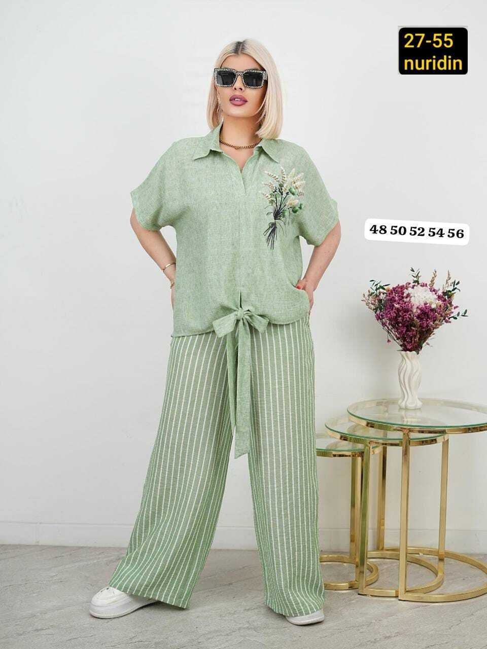 костюм брючный,костюм лен,брючный костюм женский больших размеров final style,женский костюм,стильный костюм
