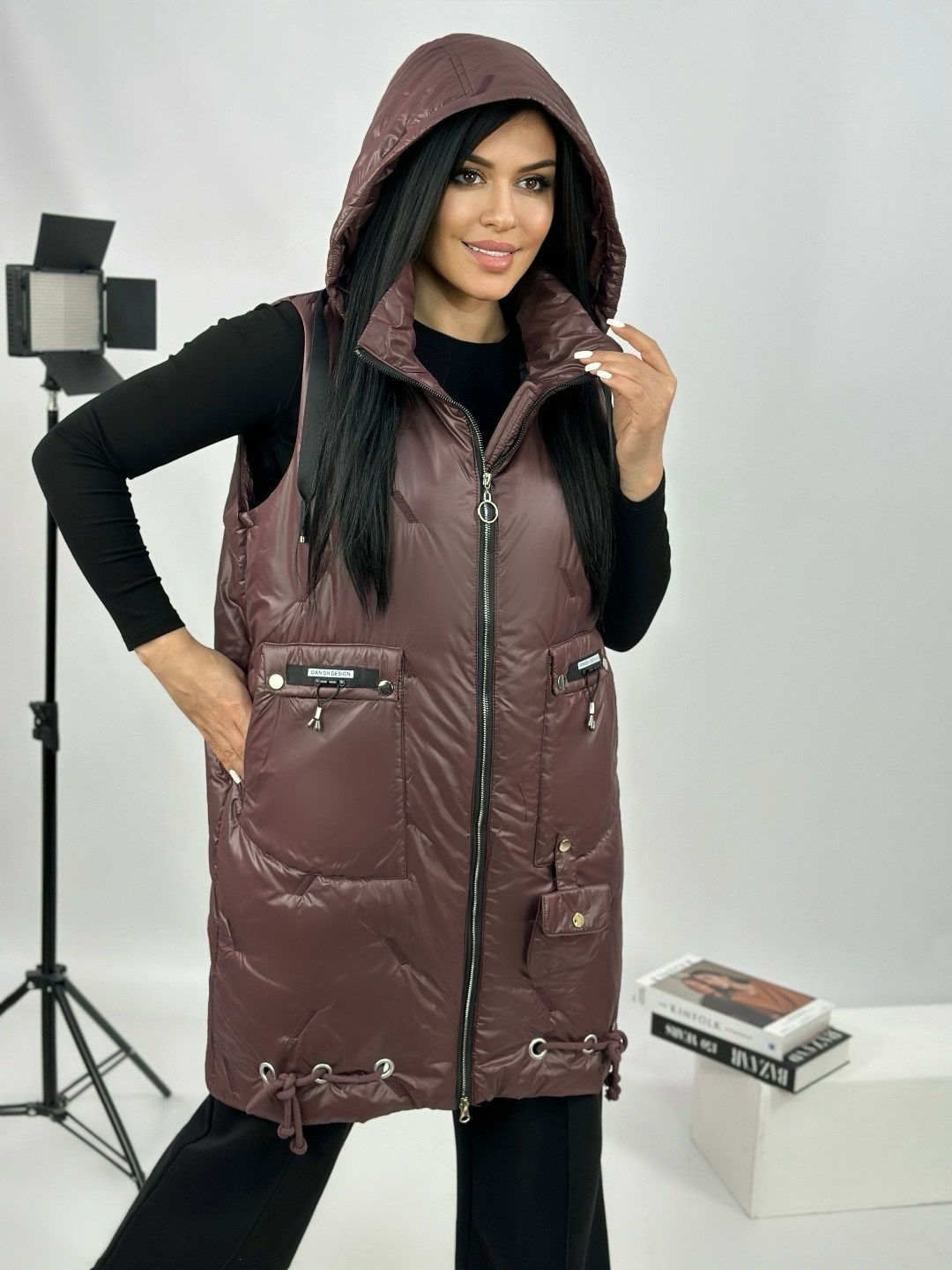 жилет утепленный женский,жилет женский,теплый жилет,жилет весенний,жилетка женская