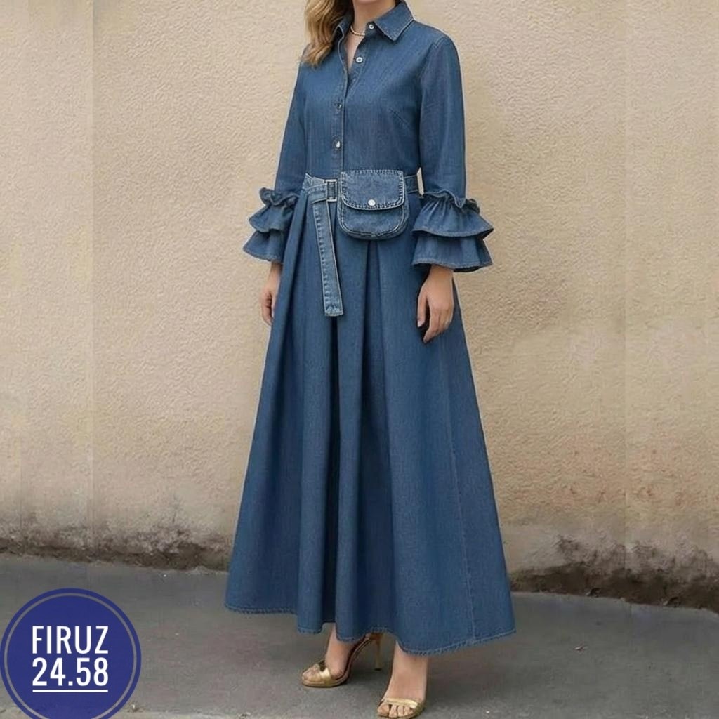 мусульманская платья,джинсовое платье,платье,платье из джинсы