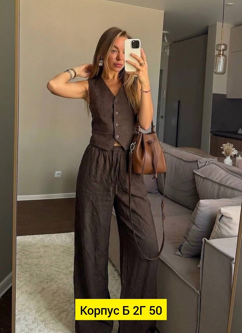 костюм женский лен,брючный костюм из льна,брючный костюм женский льняной,брючный костюм с жилетом,брючный костюм