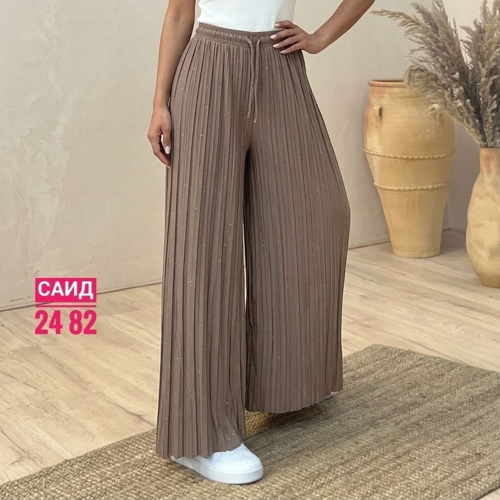 брюки-палаццо женские плиссированные с широкими штанинами,женские широкие брюки,брюки женские,широкие брюки,женские широкие брюки палаццо
