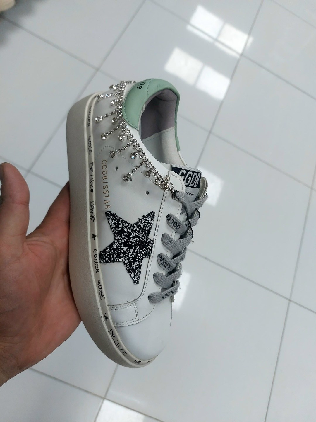 ,кеды golden goose,женские кроссовки, женская,блестящие кроссовки