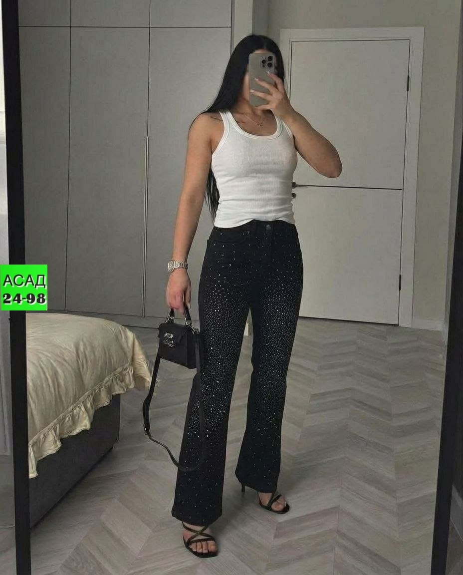 брюки с пайетками,брюки с пайетками блестящие палаццо,брюки блестящие с пайетками палаццо прямые mystic mist,брюки с пайетками блестящие палаццо прямые,джинсы прямые со стразами высокая посадка sheez
