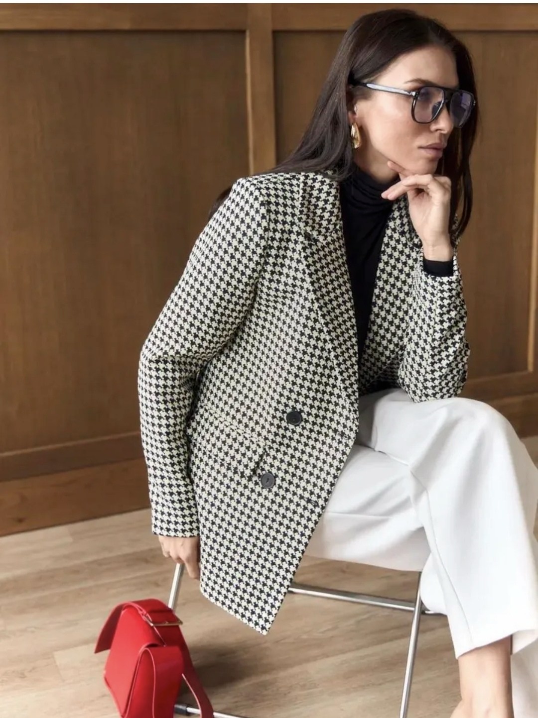 жакет пиджак твидовый,пиджак твидовый,жакет,жакет оверсайз,пиджак гусиная лапка