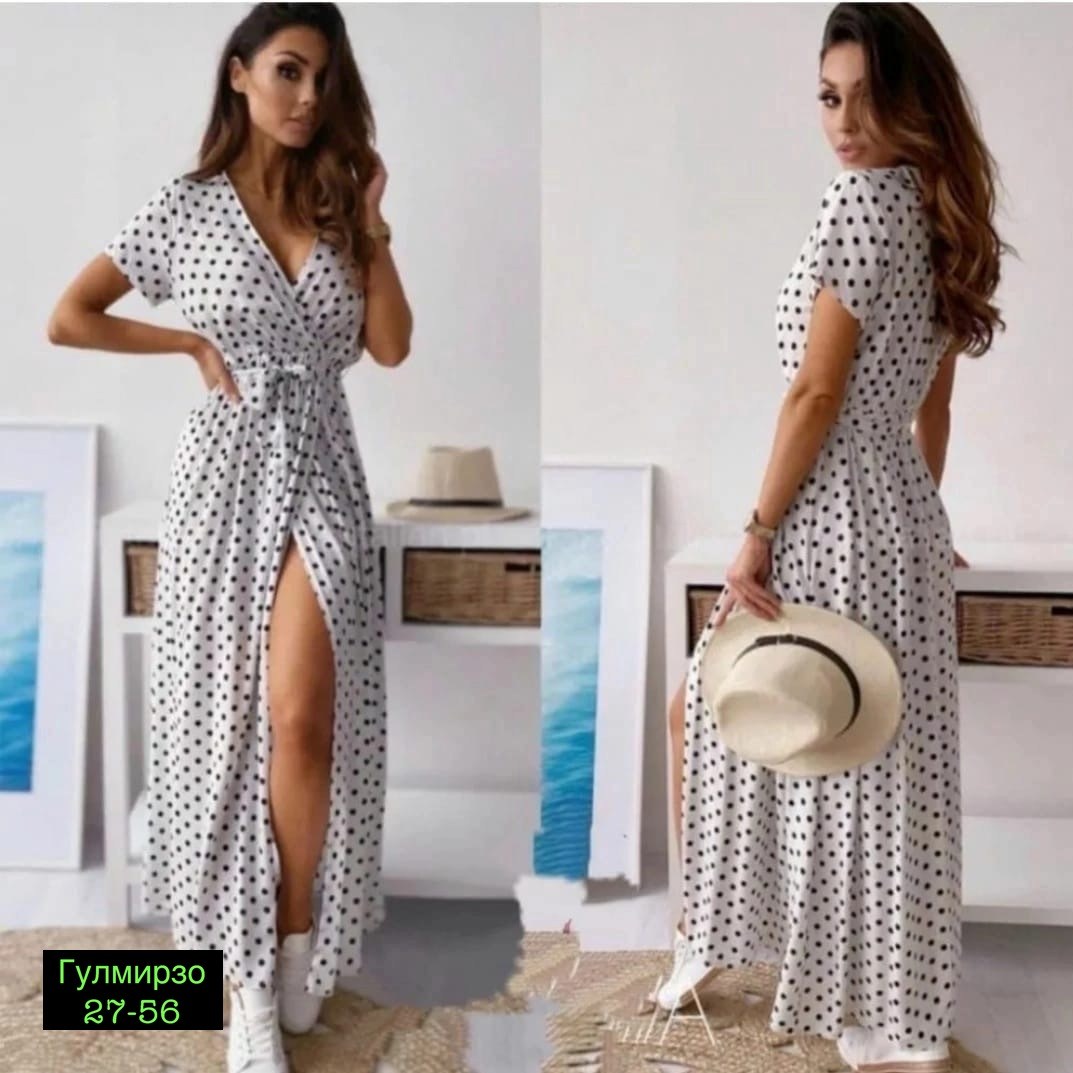 платье и туника,малена платье в горошек,длинное платье в горошек,платье женское в горошек,платье летнее женское