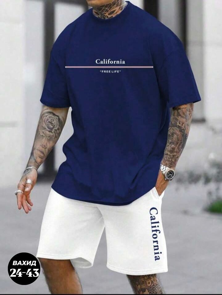 футболка и шорты комплект,спортивные костюмы,,спортивные мужские костюмы,футболка шорты мужские