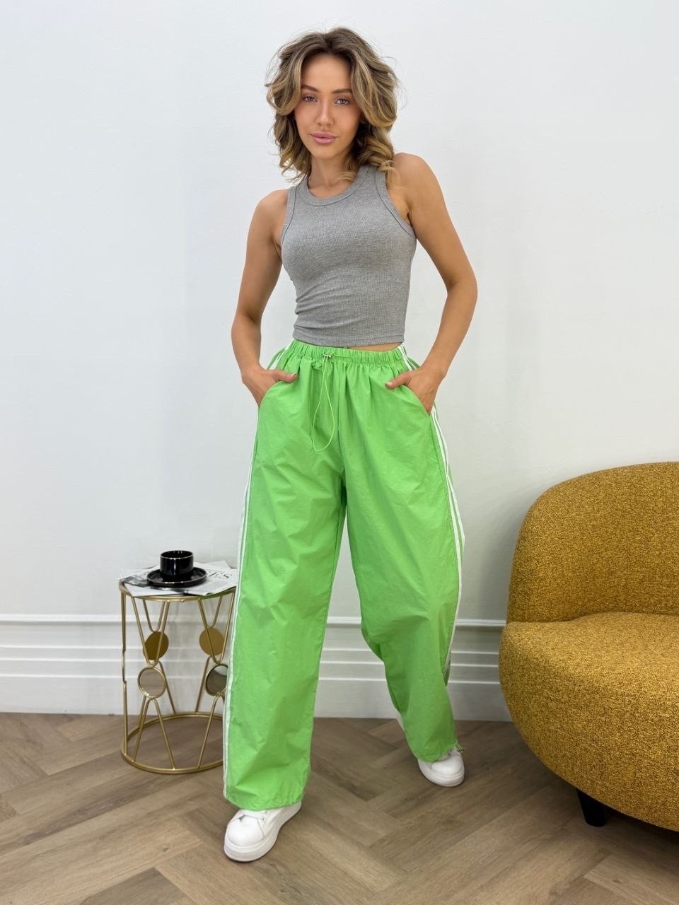 брюки жёлтые,летние брюки,широкие брюки,повседневные брюки,брюки для девочек