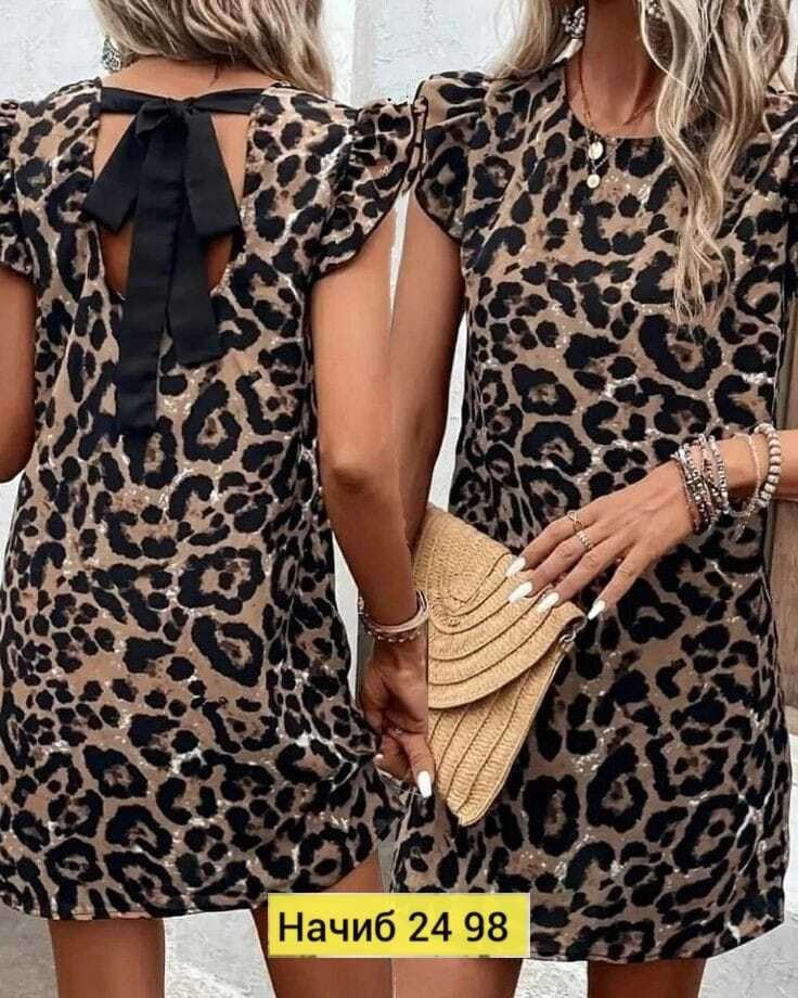 туника леопардовая,платье с леопардовым принтом,платье мини с леопардовым принтом,женское платье с леопардовым принтом,леопардовое платье