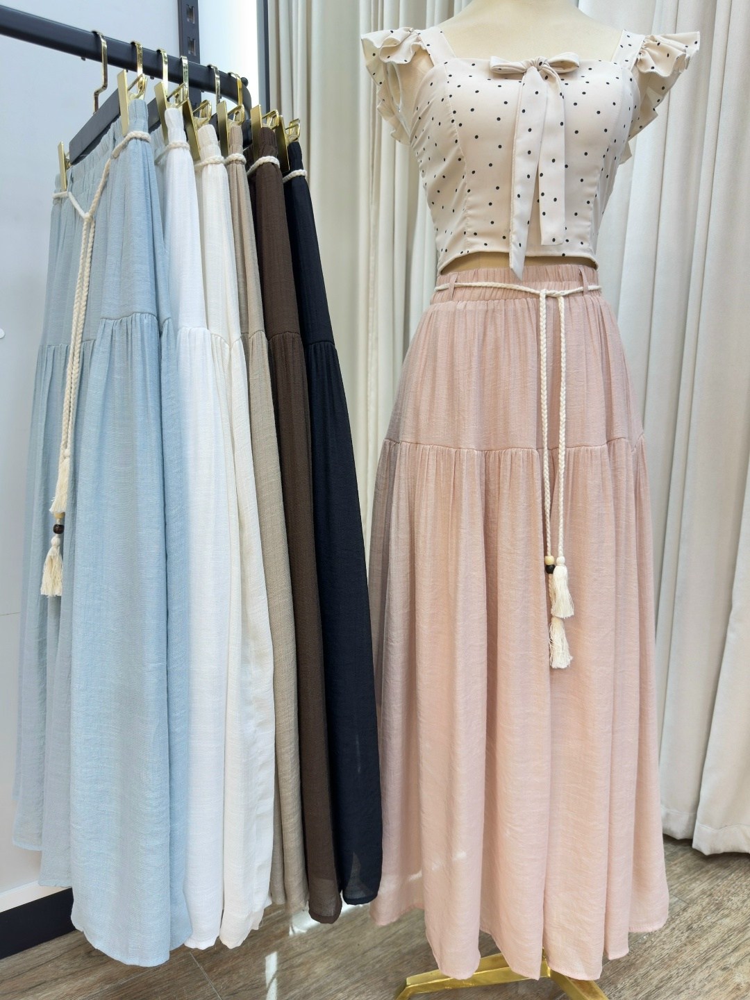 юбка,длинная юбка,юбка с оборками,юбка бохо,юбка средней длины