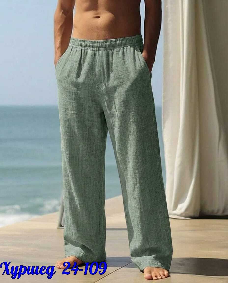 мужские хлопковые льняные брюки,льняные брюки,летние мужские брюки,льняные брюки мужские,льняные штаны