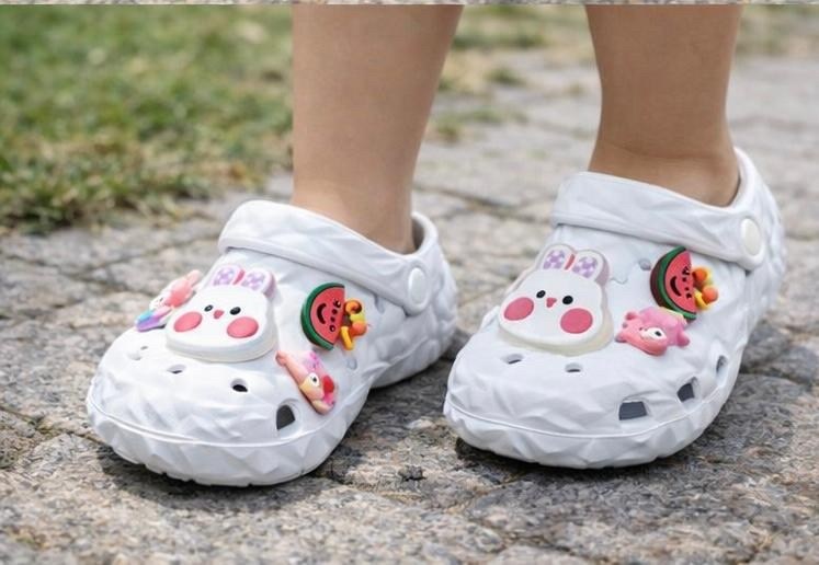 кроксы с хелло китти,кроксы хеллоу китти,детские сандалии,летние тапочки,тапочки детские
