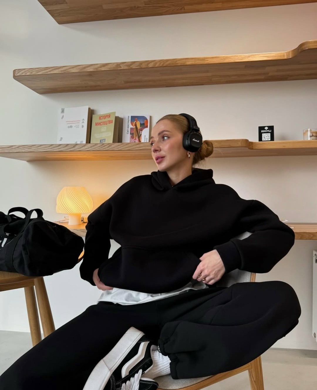 cпортивный костюм оверсайз,костюм женский с начесом оверсайз черный,костюм худи,толстовка оверсайз,костюм оверсайз