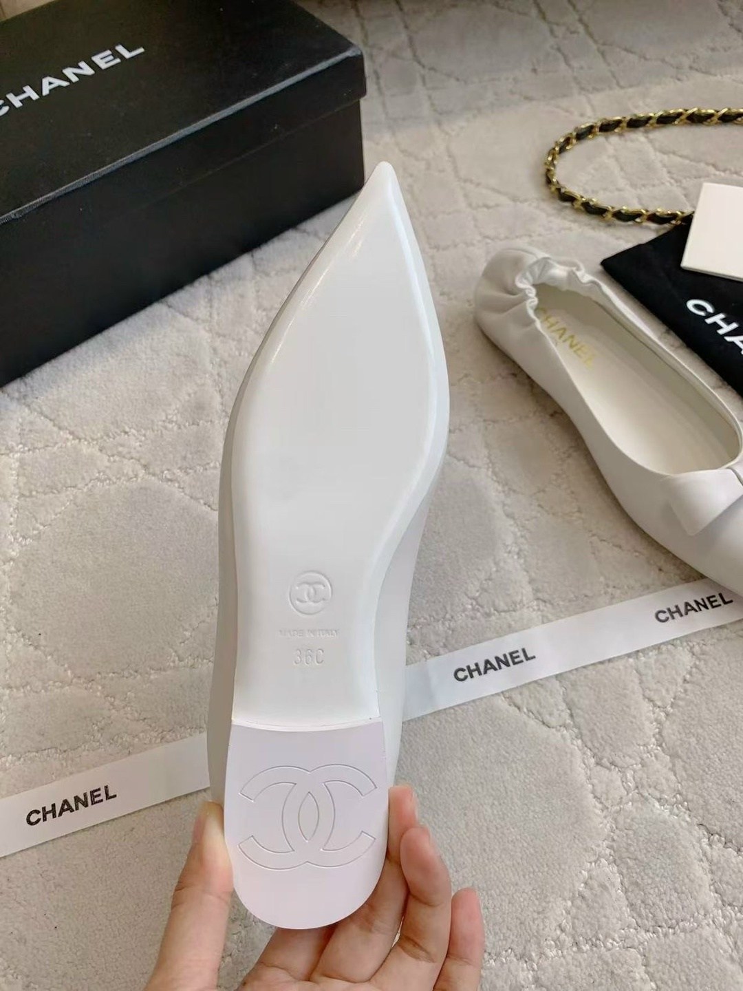 балетки chanel,балетки шанель,туфли chanel,балетки шанель оригинал,кожаные балетки