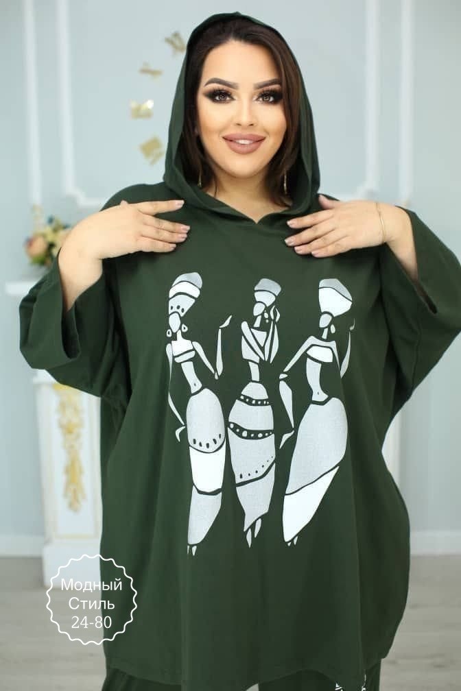 туника большие размеров,женская туника,костюм женский,комплект одежды,трикотажная туника
