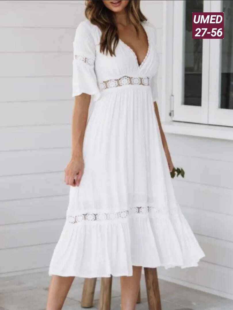 платье летнее белое,белое платье миди,женские длинные платья,кружевное платье,женские платья летние