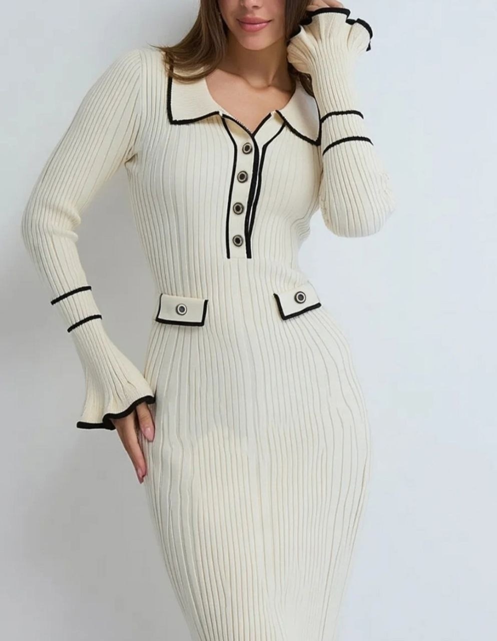 платье вязаное лапша,женское вязаное платье-лапша happyfox,платье трикотажное,женское вязаное платье-лапша,платье женское вязаное