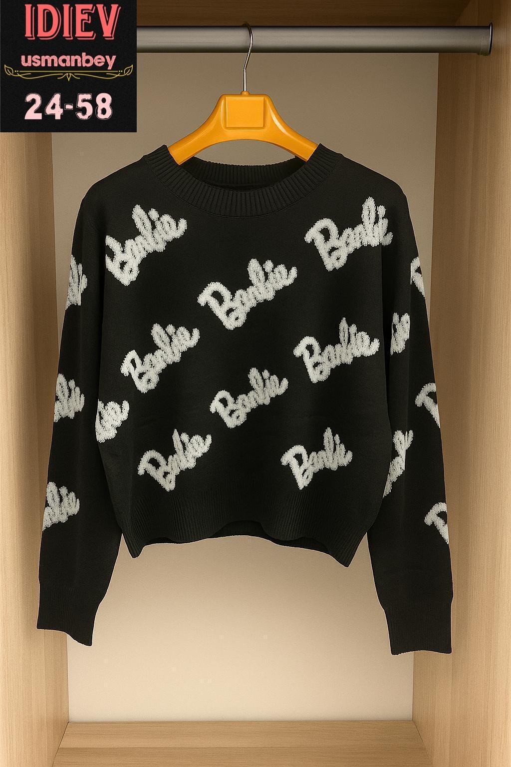 женский свитер,женская кофта,свитер кофта,свитер,свитер оверсайз вязаный barbie