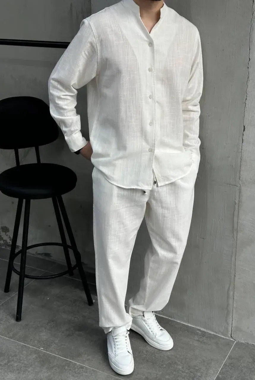 летний мужской льняной костюм,костюм летний льняной брюки и рубашка,льняной мужской костюм,костюм брючный с рубашкой,мужские костюмы из льна