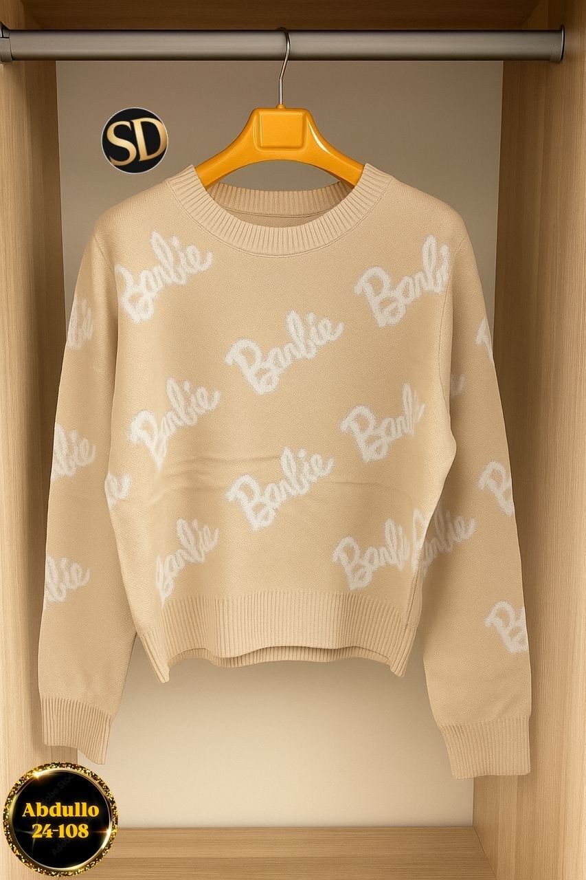 женский свитер,женская кофта,свитер,свитер оверсайз вязаный barbie,свитер оверсайз
