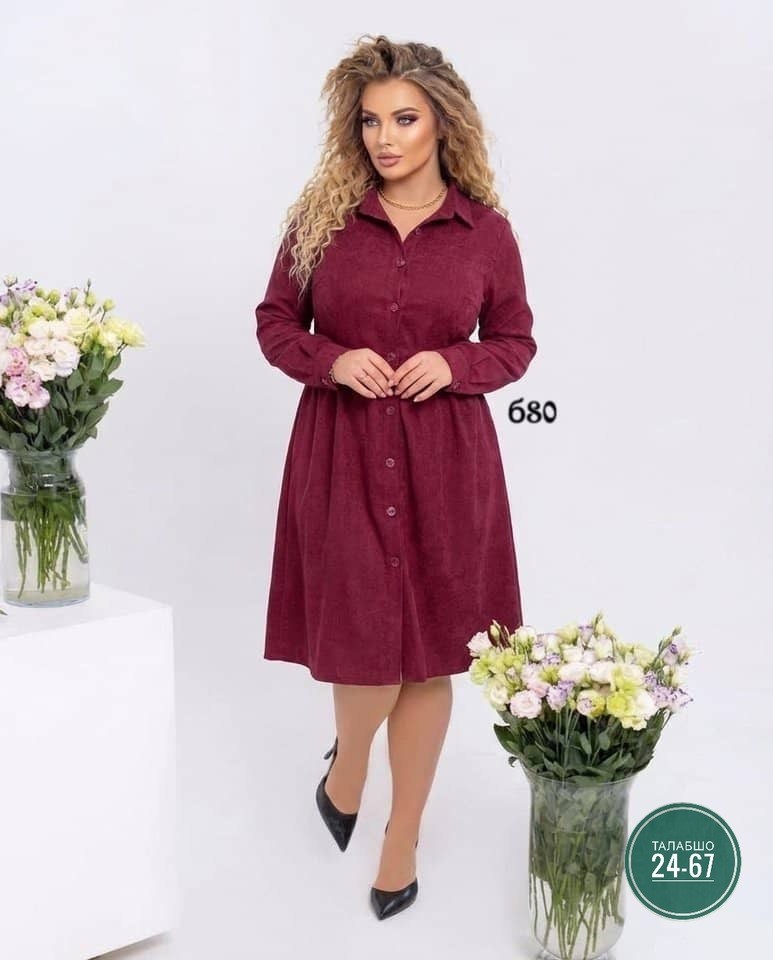 платье,платье-рубашка,женская платья,женское вельветовое платье,платье стильное