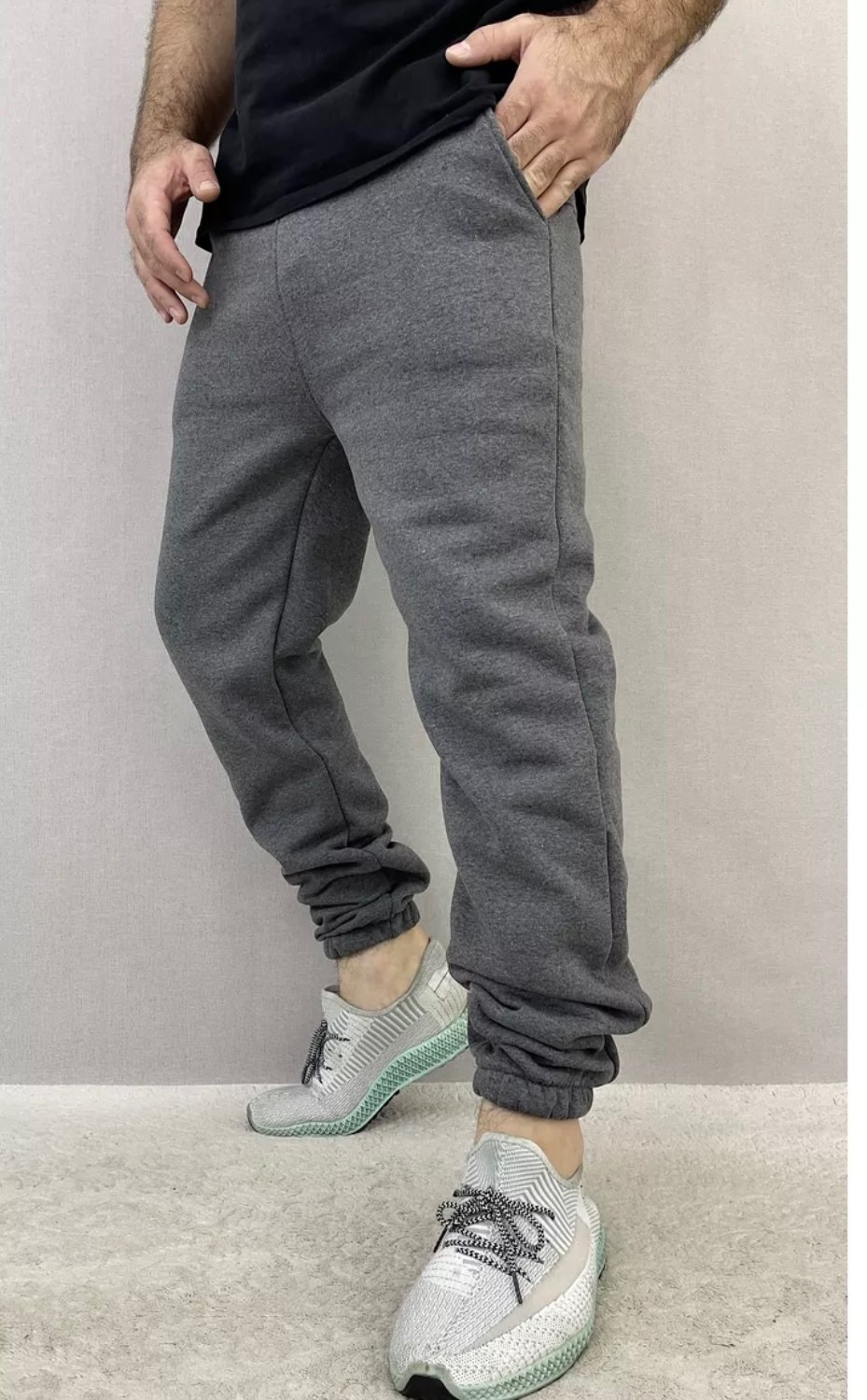 брюки спортивные с начесом,брюки спортивные джоггеры с начесом,брюки спортивные с начесом цвет серый,спортивные брюки джоггеры из футера,штаны спортивные