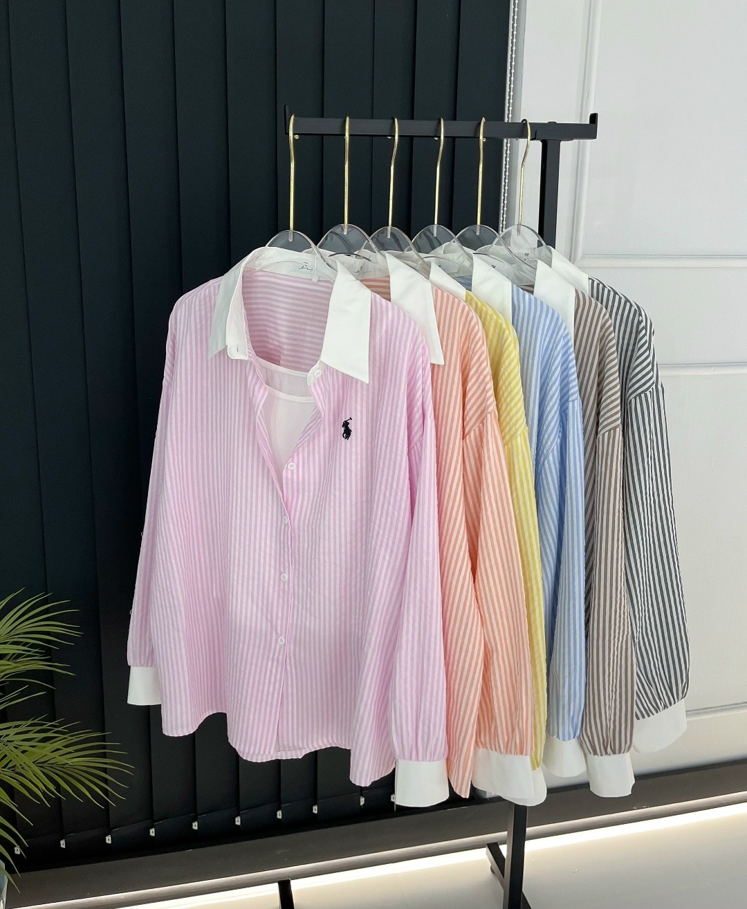 женская рубашка,хлопковая рубашка в полоску оверсайз cosmo brand,женская рубашка розовая,рубашка розовая,рубашка в полоску