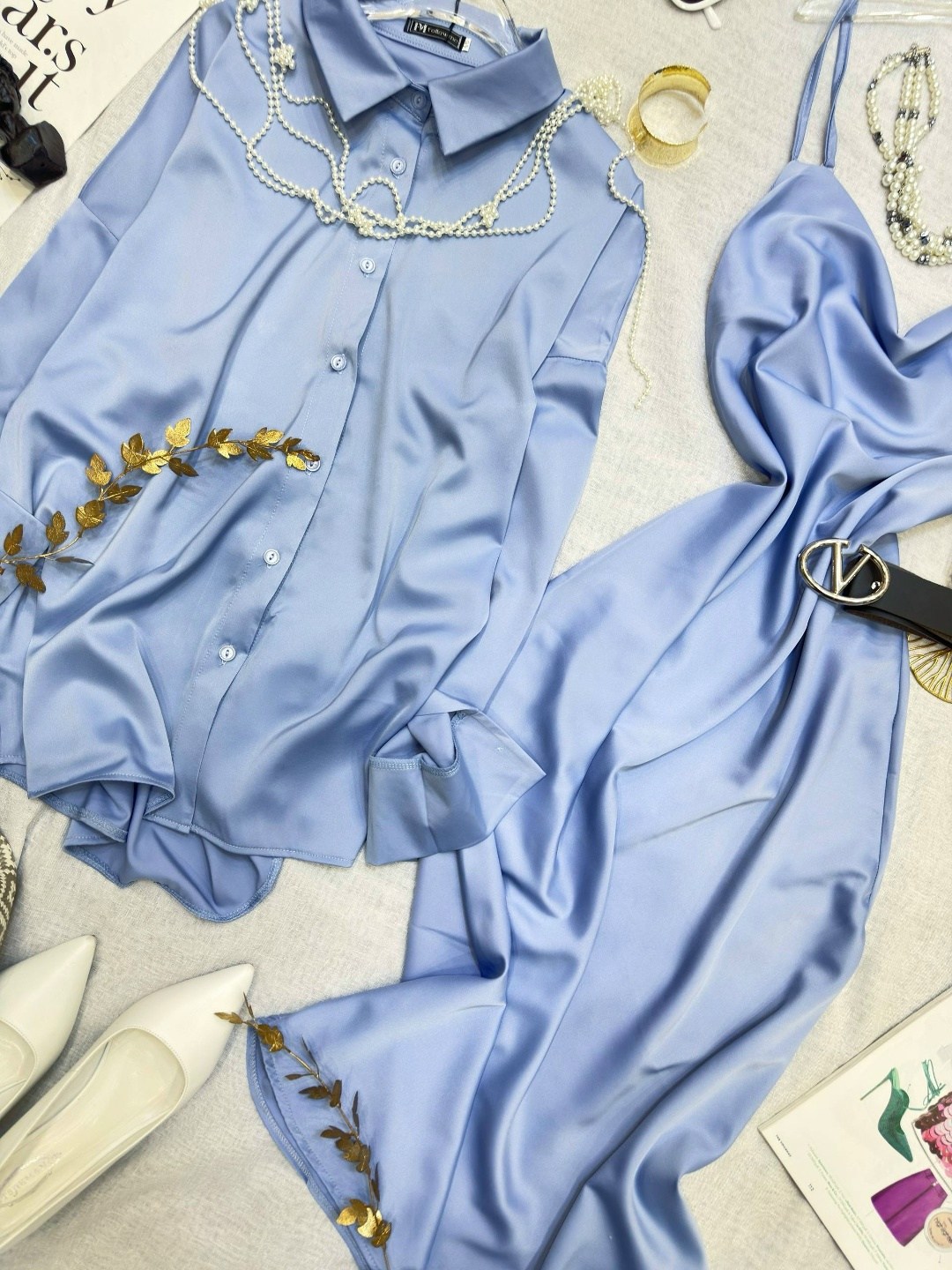 костюм шелковый,,атласное платье,костюм женский,комплект из платья