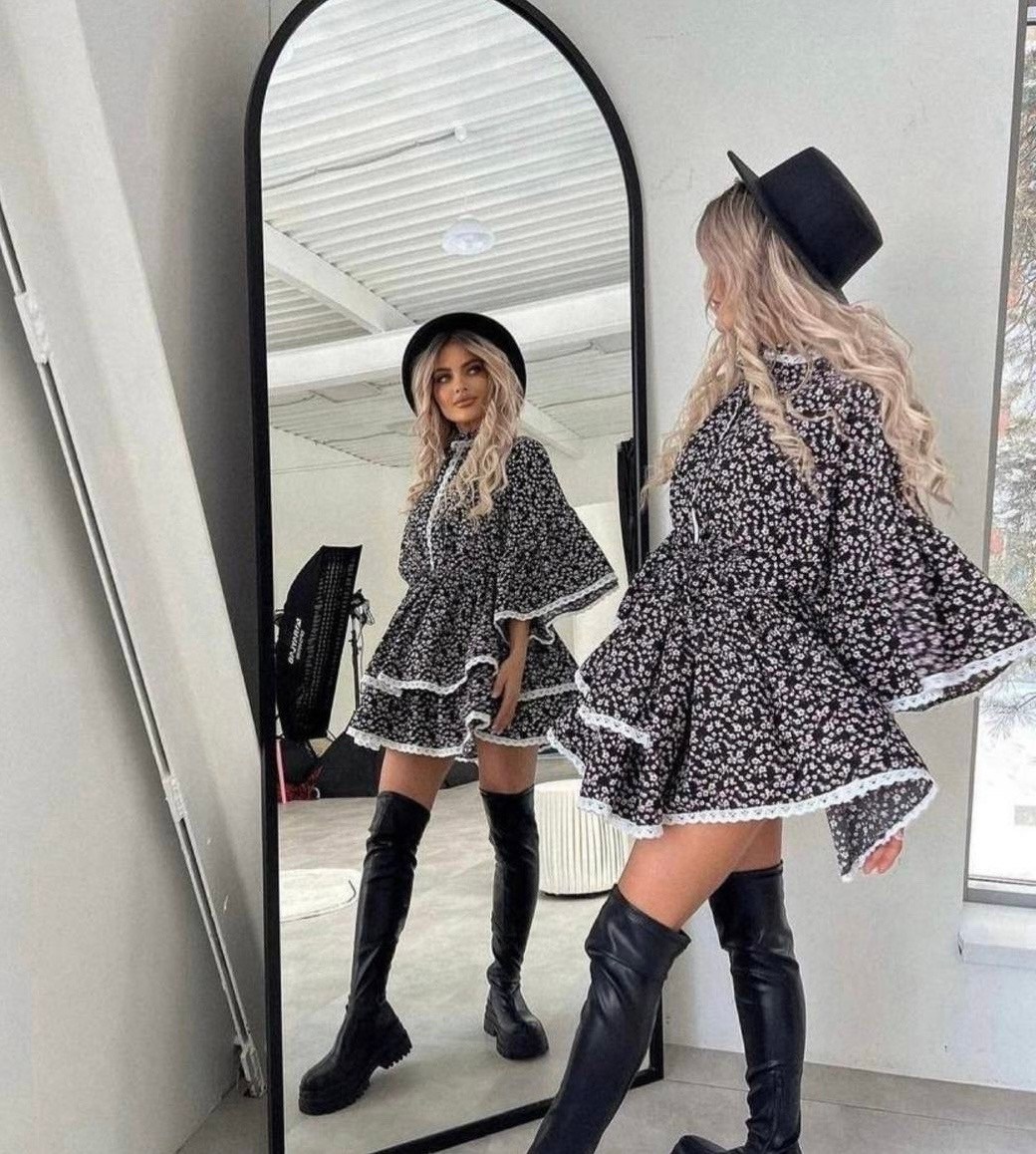 платья,платье женской,платье с объемными рукавами,модное платье,платье стильное