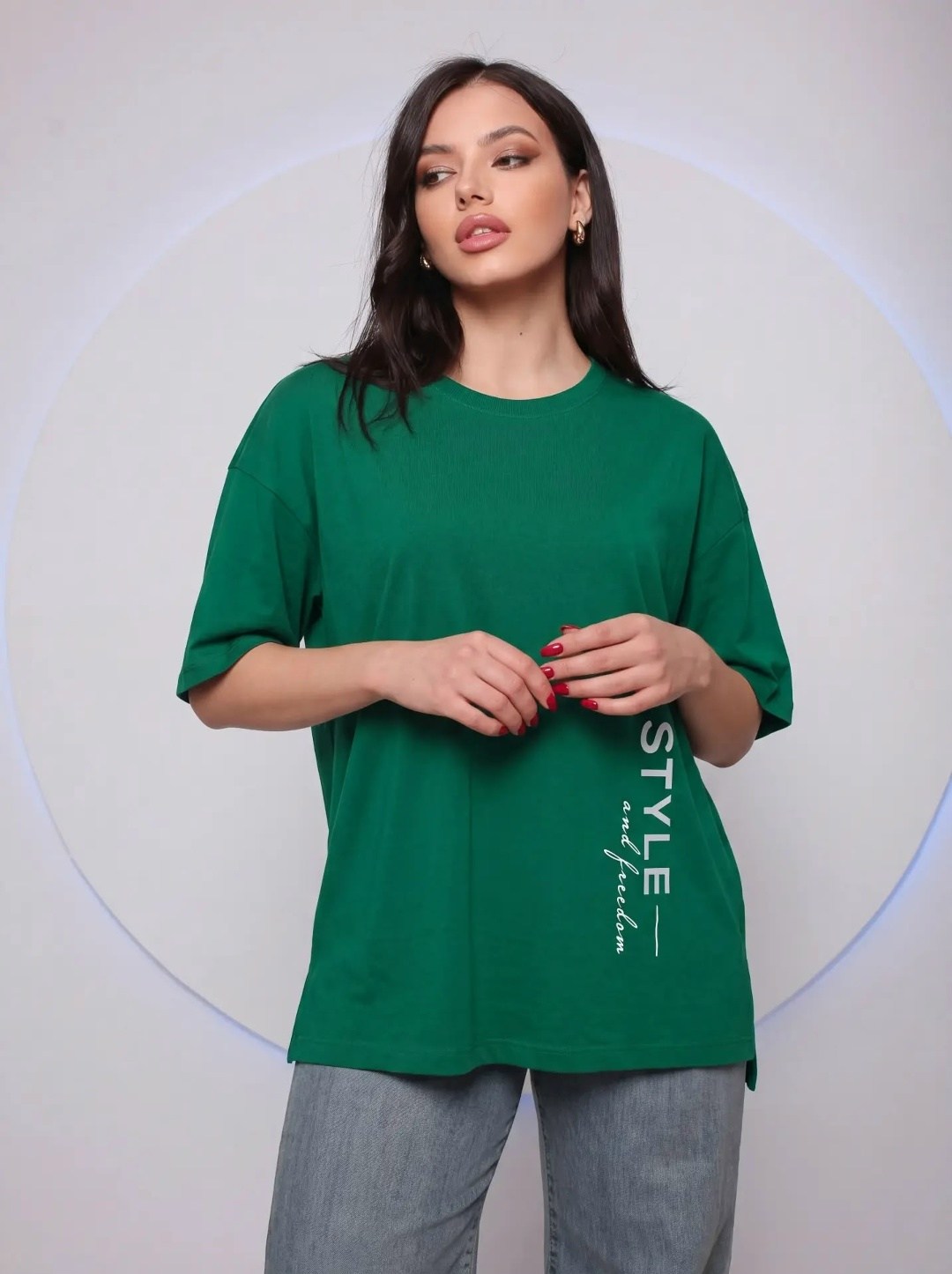 футболки женская оверсайз,футболки женская,зелёная футболка женская,темно зеленая футболка оверсайз,оверсайз футболка