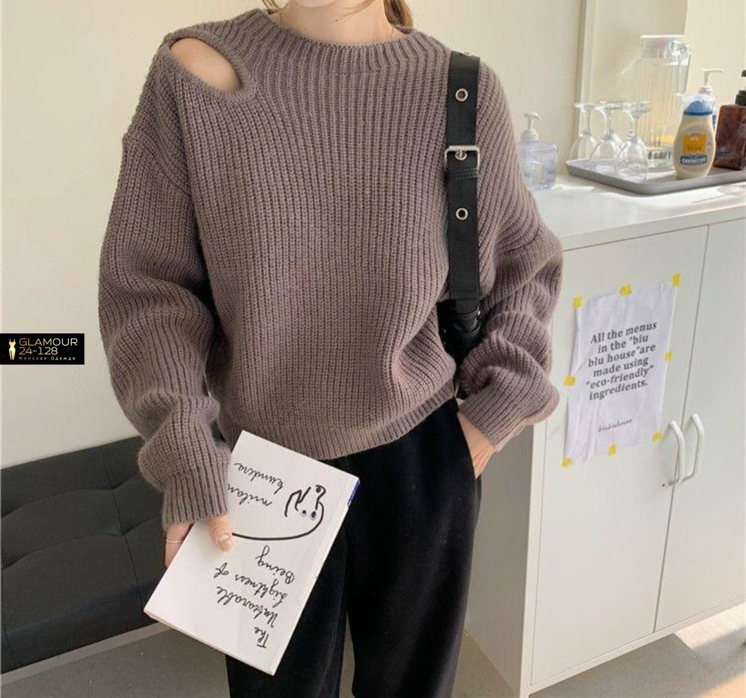 свитер с открытыми плечами,свитер укороченная,вязаный свитер с открытыми плечами,женский трикотажный свитер с открытыми плечами,джемпер с открытыми плечами