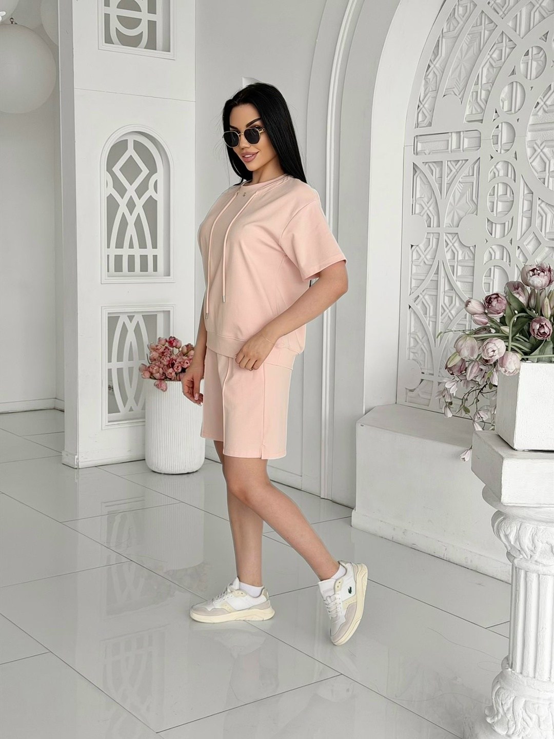 женский костюм с шортами,костюм летний женский с шортами,костюм женский,трикотажный костюм с шортами,костюм женский с шортами летний трикотажный