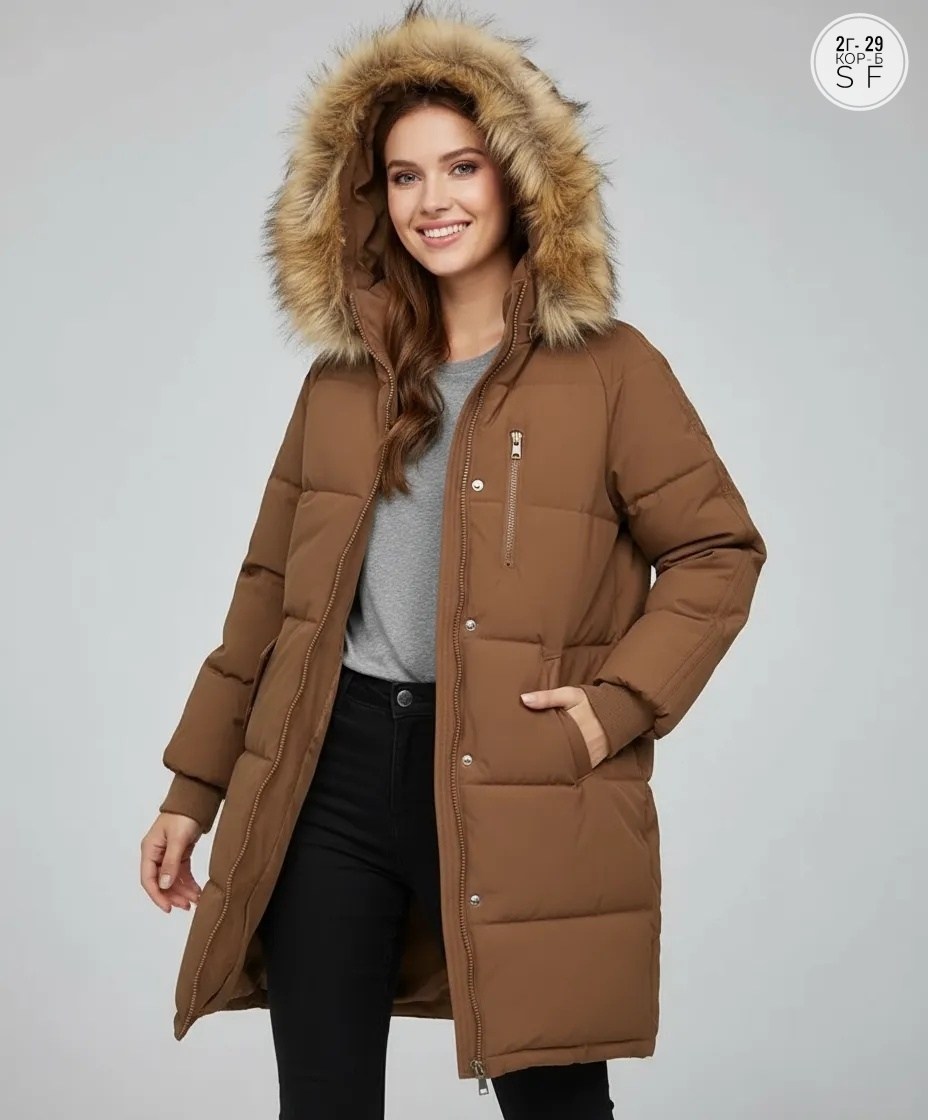 женские пуховики,женская зимняя куртка,полупальто зимнее,бежевый пуховик,куртка зимняя