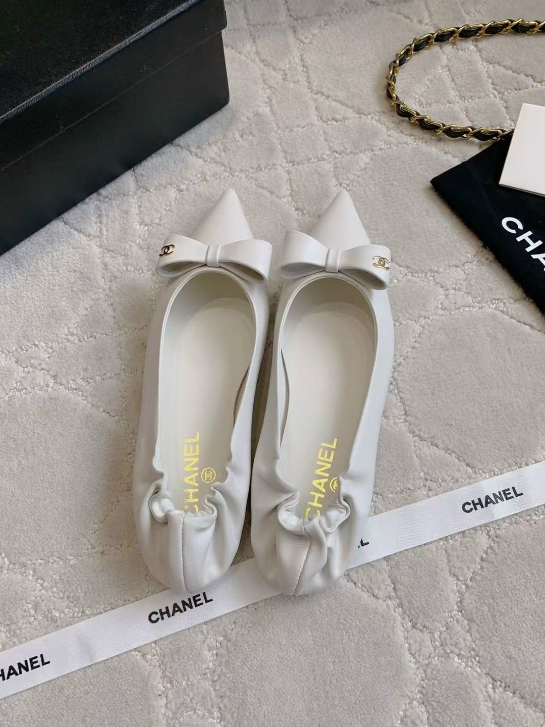 балетки chanel,балетки шанель,туфли chanel,балетки шанель оригинал,кожаные балетки