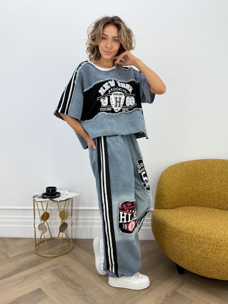 костюм дизайнерский,женский костюм,спортивные костюмы женские,джинсы с лампасами,модные брюки палаццо