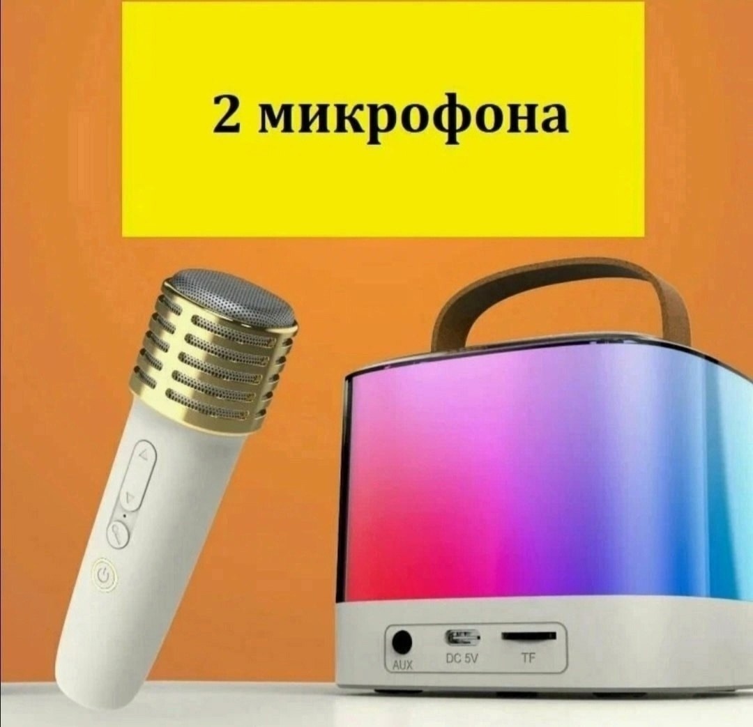 портативная bluetooth колонка с 2 микрофонами,караоке колонка с двумя микрофонами,портативная bluetooth колонка с микрофоном,караоке колонка беспроводная с двумя микрофонами детская,мини bluetooth кол