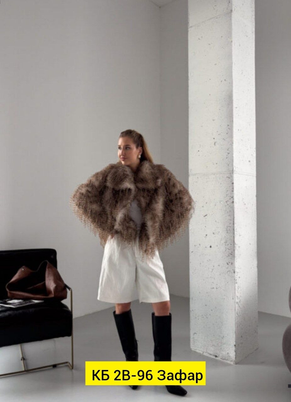 шуба из ламы,шуба из меха ламы,шуба из экомеха песца,шуба,эффектная эко шуба под страуса