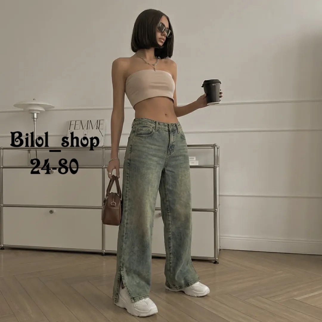 широкие джинсы,женские джинсы,джинсы женские широкие,джинсы клеш с высокой посадкой vailo,джинсы с разрезом