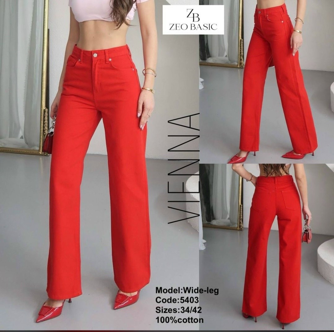 джинсы wide leg цветные с высокой посадкой,джинсы wide leg цветные с высокой посадкой 2321035717,джинсы wide leg цветные с высокой посадкой 2321035717 цвет красный,джинсы wide leg цветные с высокой по