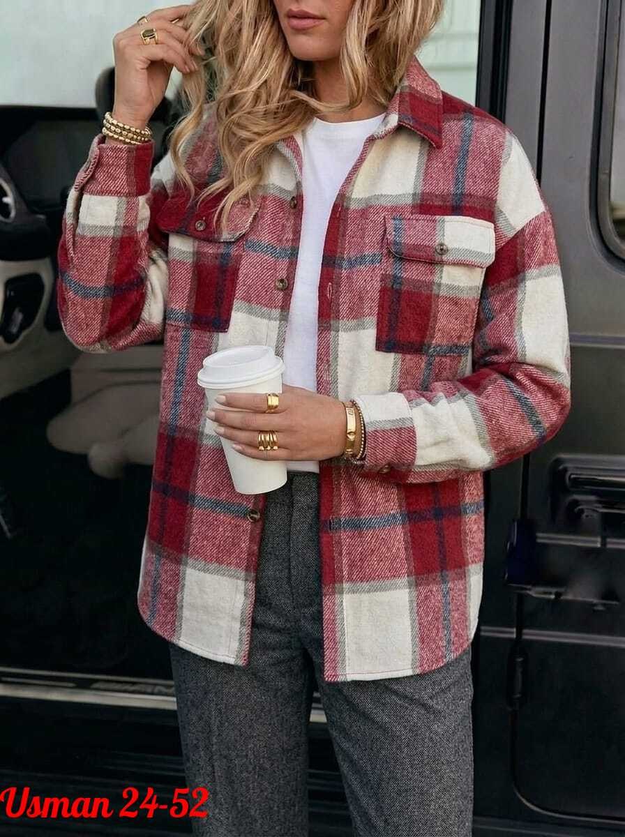 рубашка женская клетка оверсайз теплая,женская повседневная винтажная клетчатая рубашка-топ s светло-зеленый,теплая рубашка ,рубашка в клетку,клетчатая куртка