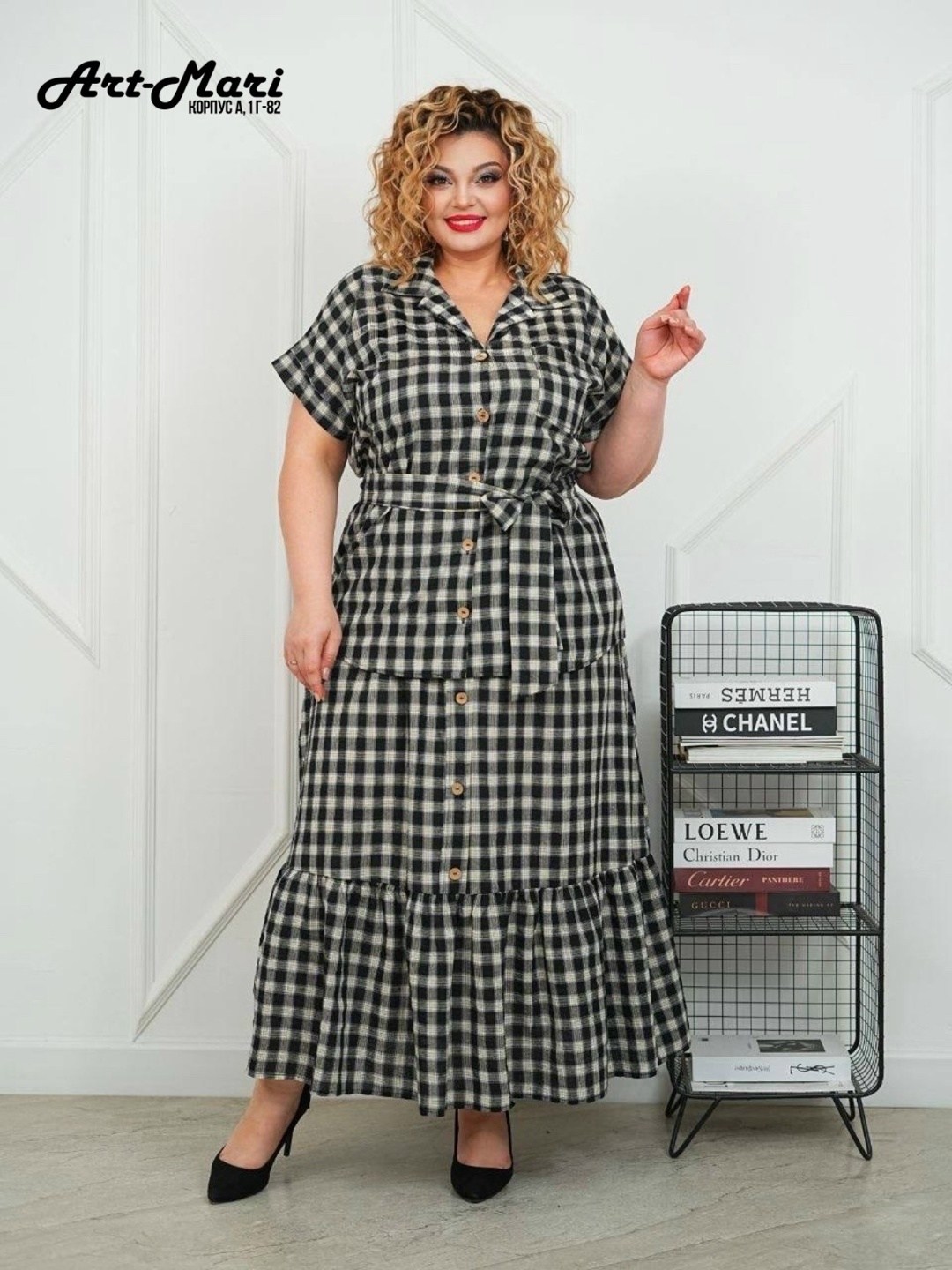 платья в клетку,платья для полных,женское платье в клетку,платье в клетку большие размеры,модное платье