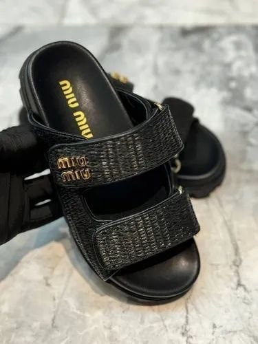 шлепанцы miu miu,черные шлепанцы,женские шлепанцы,босоножки сандали,
