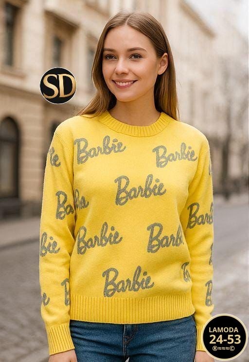 кофта женская,свитер женский,свитер оверсайз вязаный barbie lucky fashion,свитер кофта,свитер оверсайз вязаный barbie